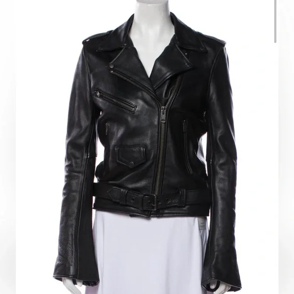 Understated leather jacket - Picture 4 of 5